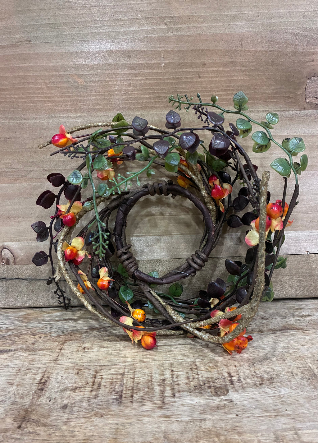 6" Bittersweet Candle Ring